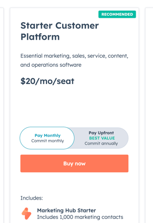 HubSpot Plan