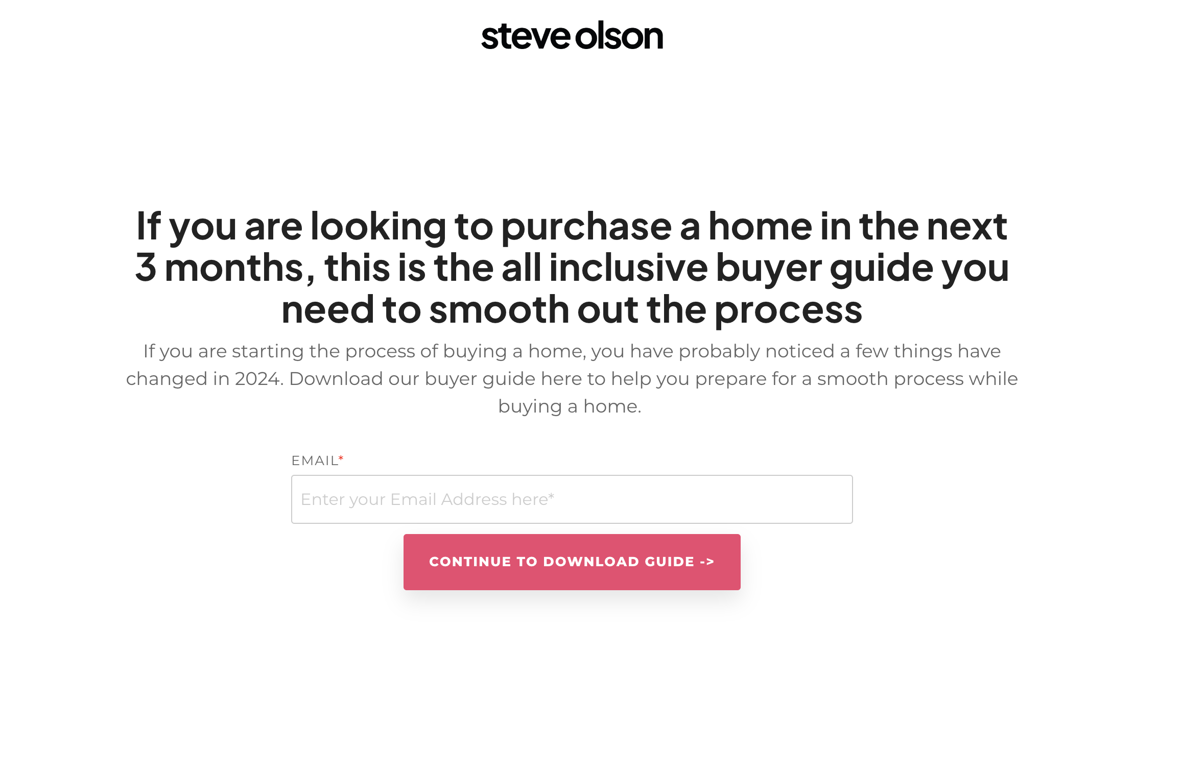 The Buyer Guide Landing Page