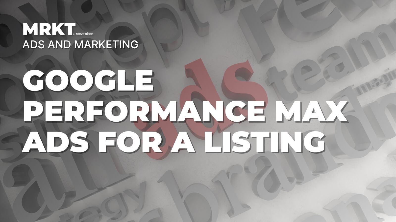 The Google performance max ad for a real estate listing