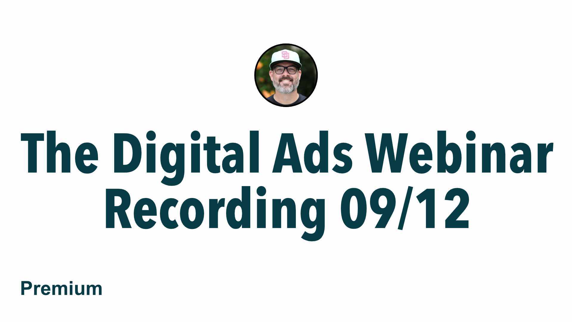 Business Scaling Breakthrough: Mastering Digital Advertising Live event recording